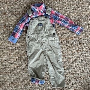 Toddler Oshkosh Overall Set
